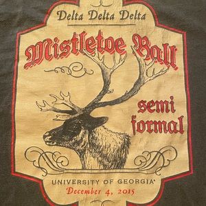 Long sleeve tridelta holiday shirt